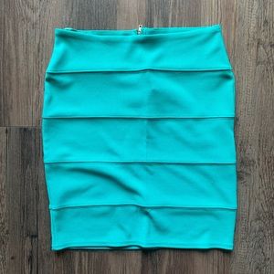 🛑SOLD🛑Teal Bandage Skirt